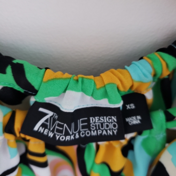 7th Ave Tie-Neck Halter Blouse - Picture 3 of 10